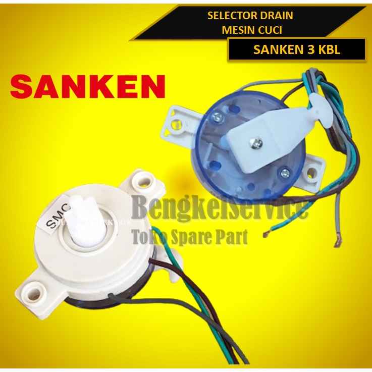 Selector Drain Mesin Cuci Sanken Timer Buangan Sanken 3 Kabel