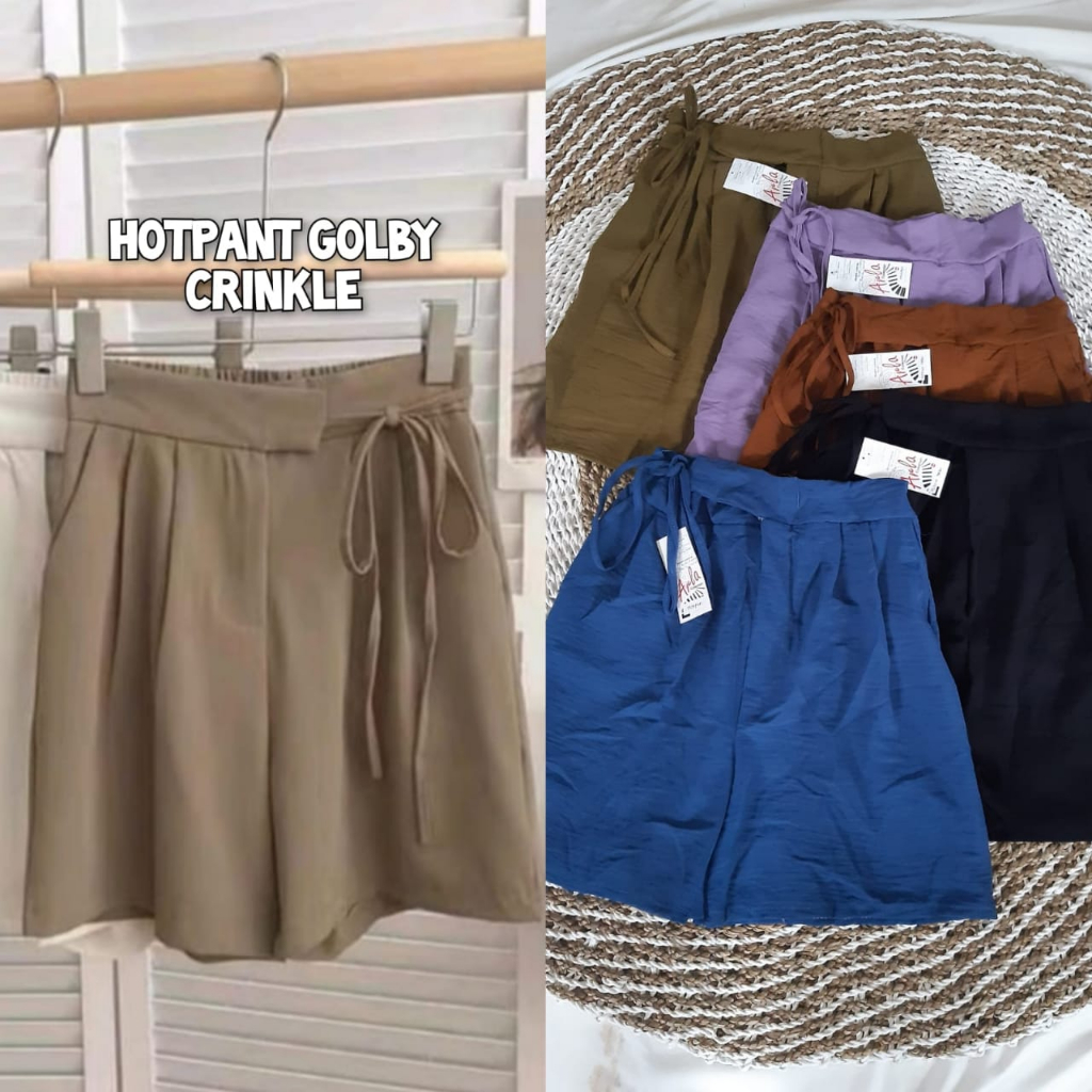 ARLA - ⭐️ PREMIUM AIRFLOW CRINCLE TALI SAMPING HOTPANTS ⭐️ Aries Pant CRINCLE AIRFLOW