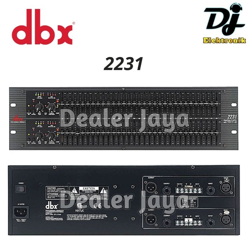 Equalizer/ Equaliser DBX 2231