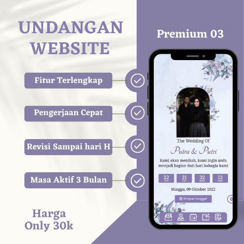 

Undangan Digital Website Undangan Pernikahan Online Undangan Web Murah Premium 03