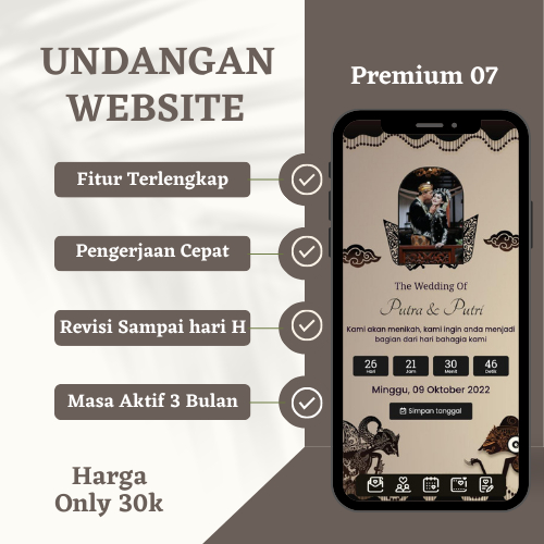 

Undangan Digital Website Undangan Pernikahan Online Undangan Web Murah Premium 07