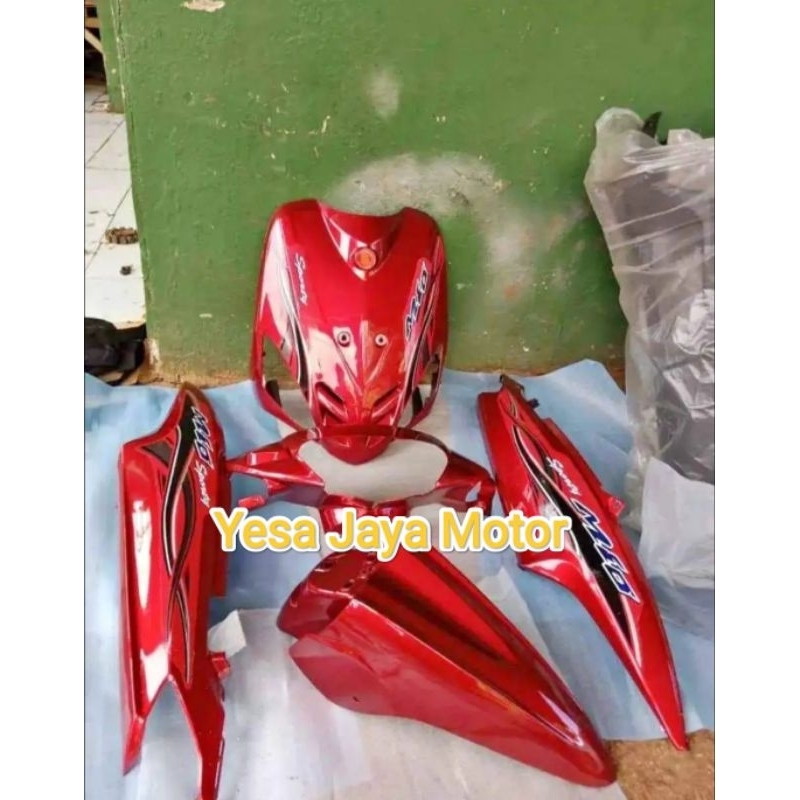 Body halus mio sporty/mio lama merah maroon