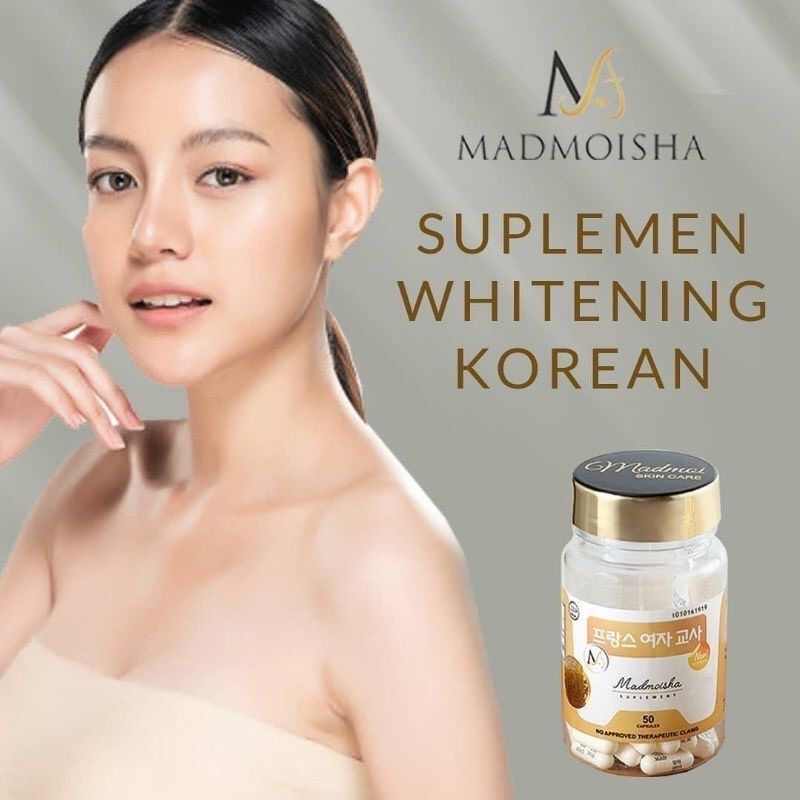 KOREAN WHITENING MADMOISHA, SUPLEMEN WHITENING KOREAN