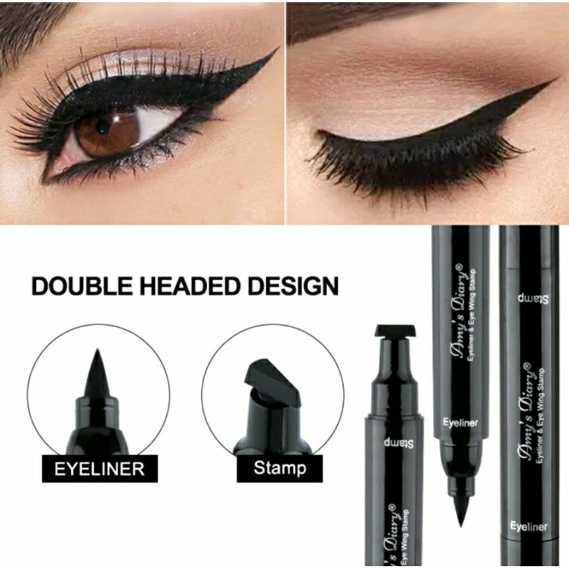 EYELINER STAMP 2IN1 WATERPROOF LIQUID EYELINER