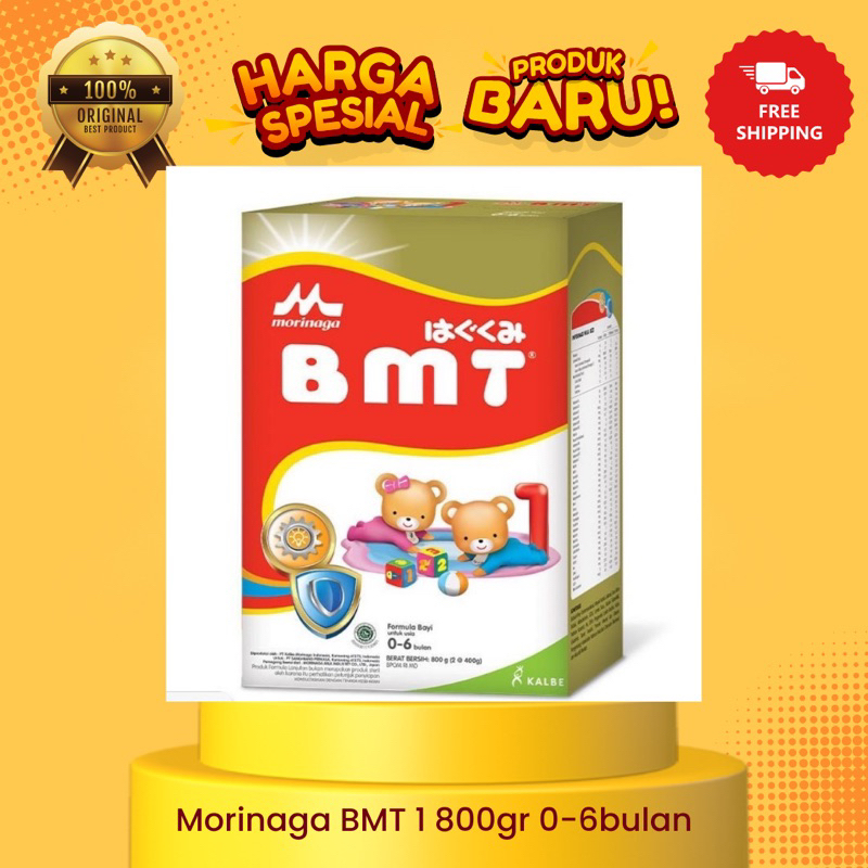 Morinaga BMT 1 800gr Susu Formula Bayi 0-6 Bulan