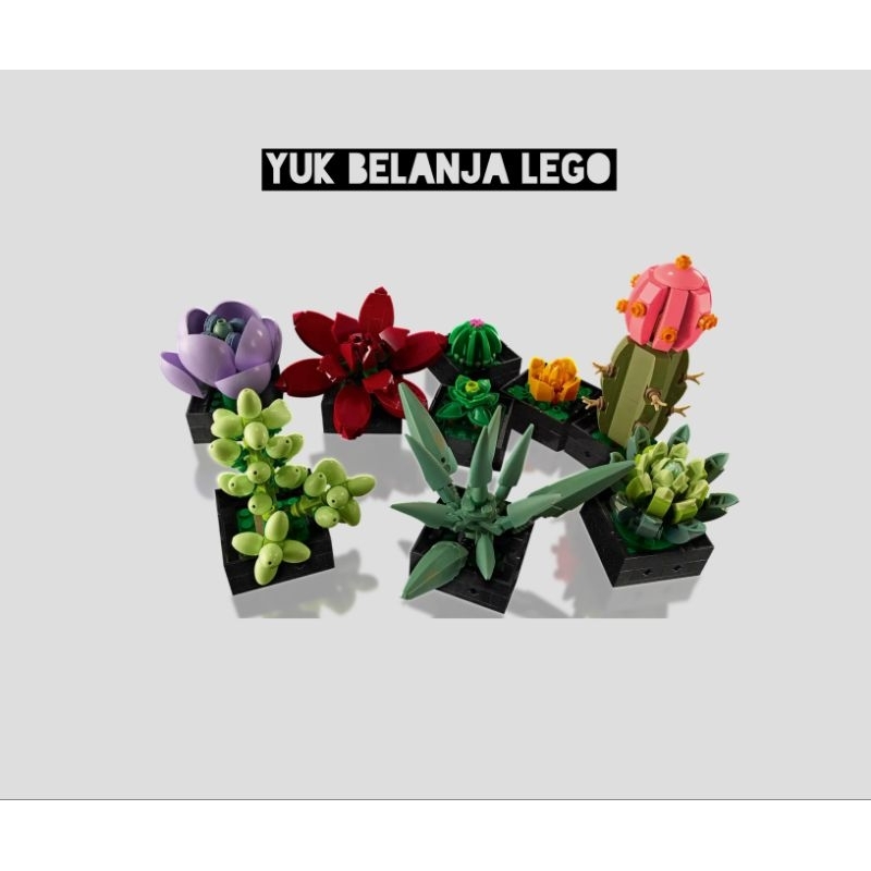 LEGO Icons 10309 Succulents Plant Decor (771 pieces)