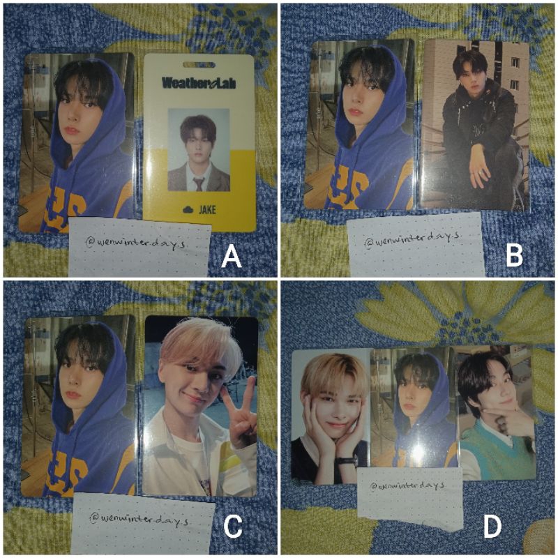 ENHYPEN PHOTOCARD JUNGWON HEESEUNG JAKE JAY GROUP GRUP JW HEE ENNIV CHARYBDIS CHARY REG REGULAR REGU