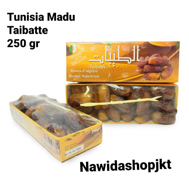 Tunisia Madu 250gr Taibatte Manis Kenyal