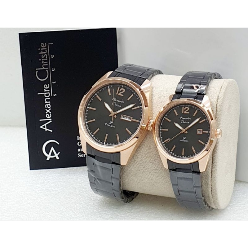 Alexandre Christie AC1012 1012 Couple Primo Steel Original Garansi Resmi