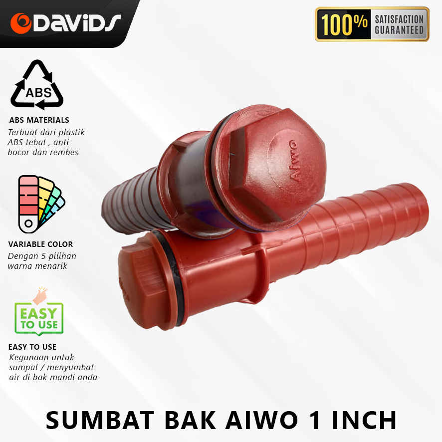 Sumpel Bak Mandi Sumbat Plastik Aiwo 1Inch