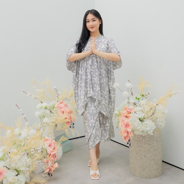 Pianka Set Kaftan / Setelan Rok Lilit / One Set Skirt / Set Wanita