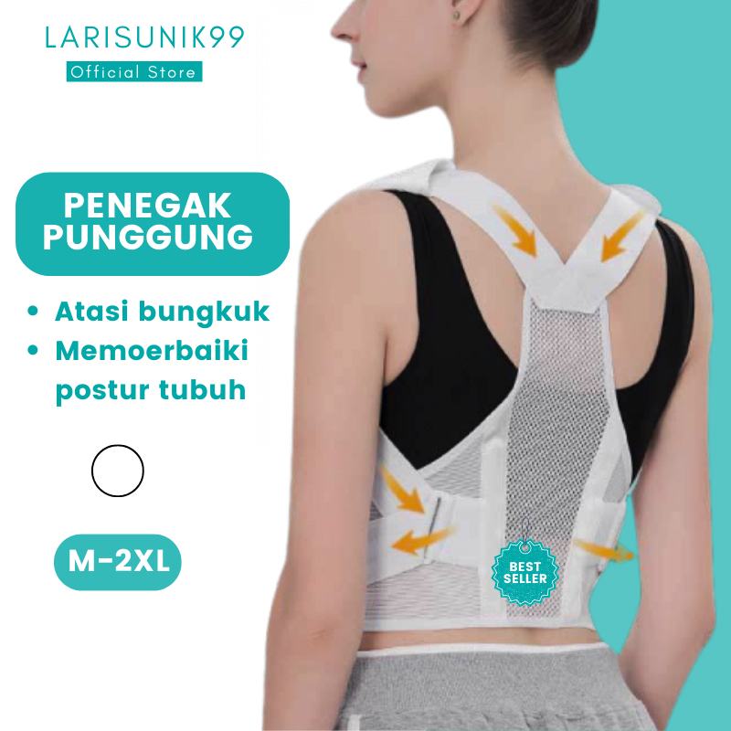 Penegak Penyangga Punggung Badan Posture Corrector Penegak Punggung Pria Wanita Pelurus Korset Skoliosis Anti Bungkuk Penarik Koreksi Penahan Punggung Jingba Support Penegak Bungkuk Kifosis Lordosis Premium