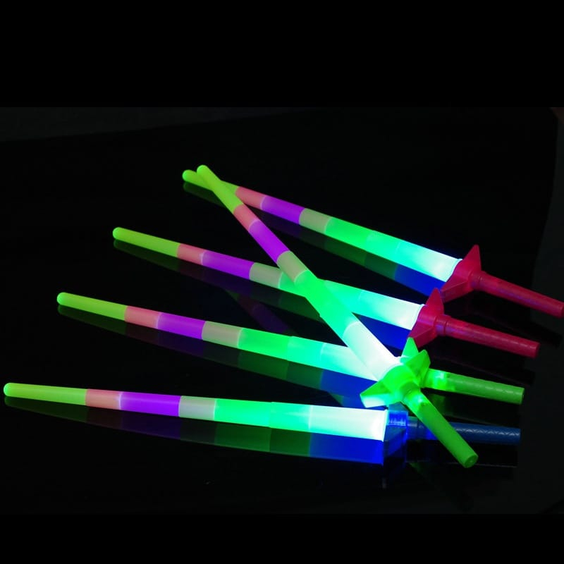 SALE - mrcaisen Mainan PEDANG LIPAT pedang led stick lamp lampu laser lampu natal lampu tahun baru pedang star wars P026