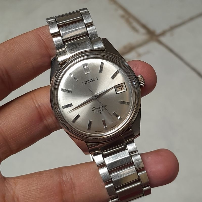 Jam tangan Rare Seiko sportsman 17 jewels automatic 6602 9982