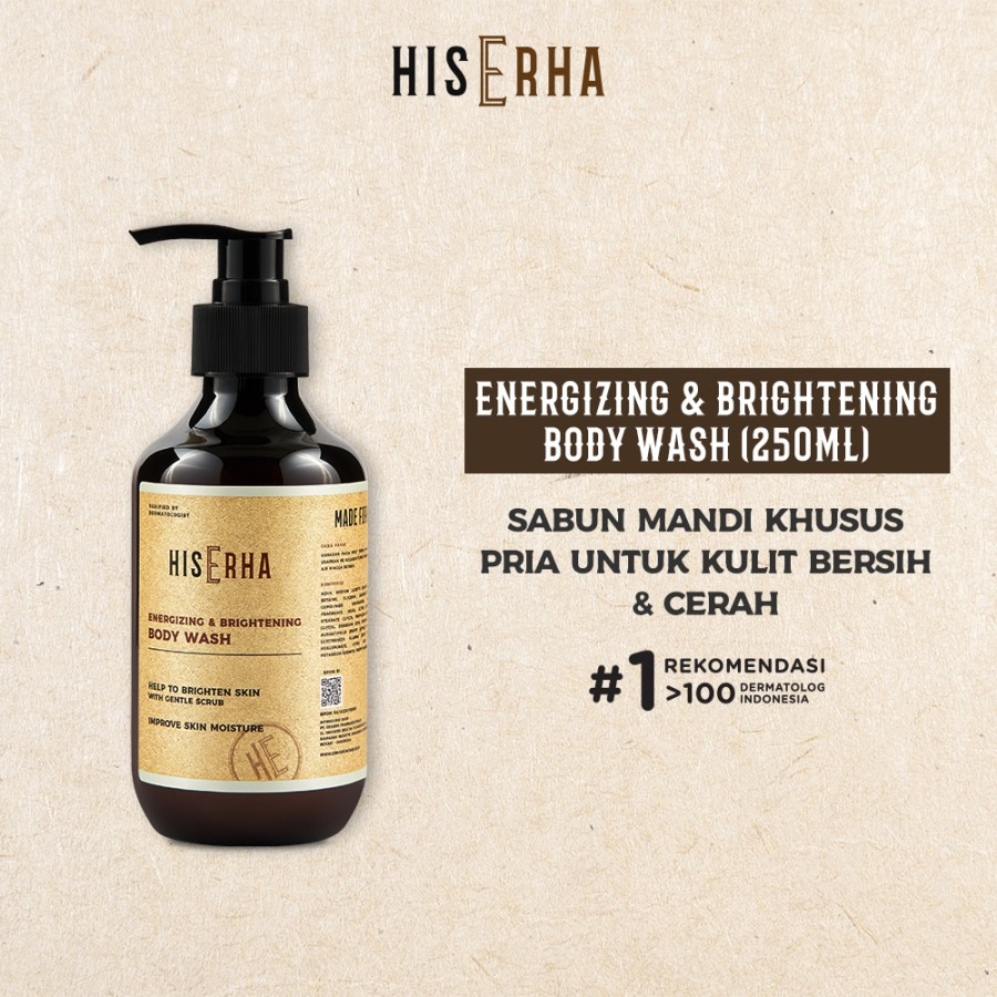 HisErha Energizing & Brightening Body Wash 250 ml