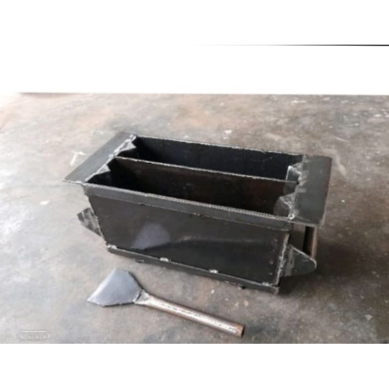 Cetakan batako engsel double 40x20x10cm