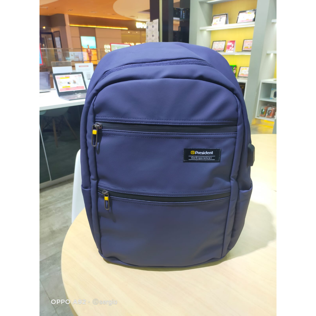 TAS LAPTOP RANSEL KEREN DAN KECE PRESIDENT BLUE- BP9667XU