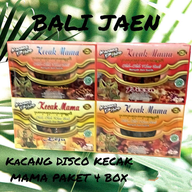 KACANG Disco KECAK MAMA  BALI PAKET 4 BOX