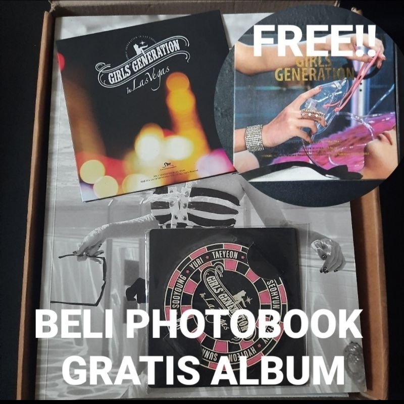 JUAL MURAH Preloved ORI - SNSD / Girls' Generation Photobook Las Vegas (FREE ALBUM)