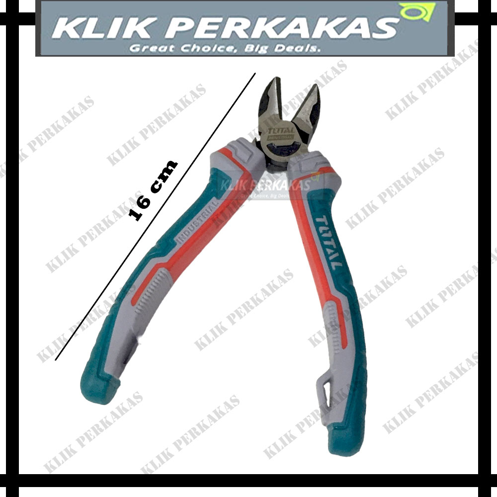Tang Potong 6&quot; High Leverage Diagonal Cutting Pliers TOTAL THT230606S