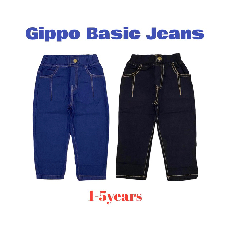 Gippo Jeans Basic 1-5th celana jeans anak