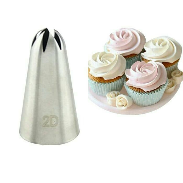 Spuit 2D Star Mawar Wilton KW Import Spuit Kue Spuit Butter Cream