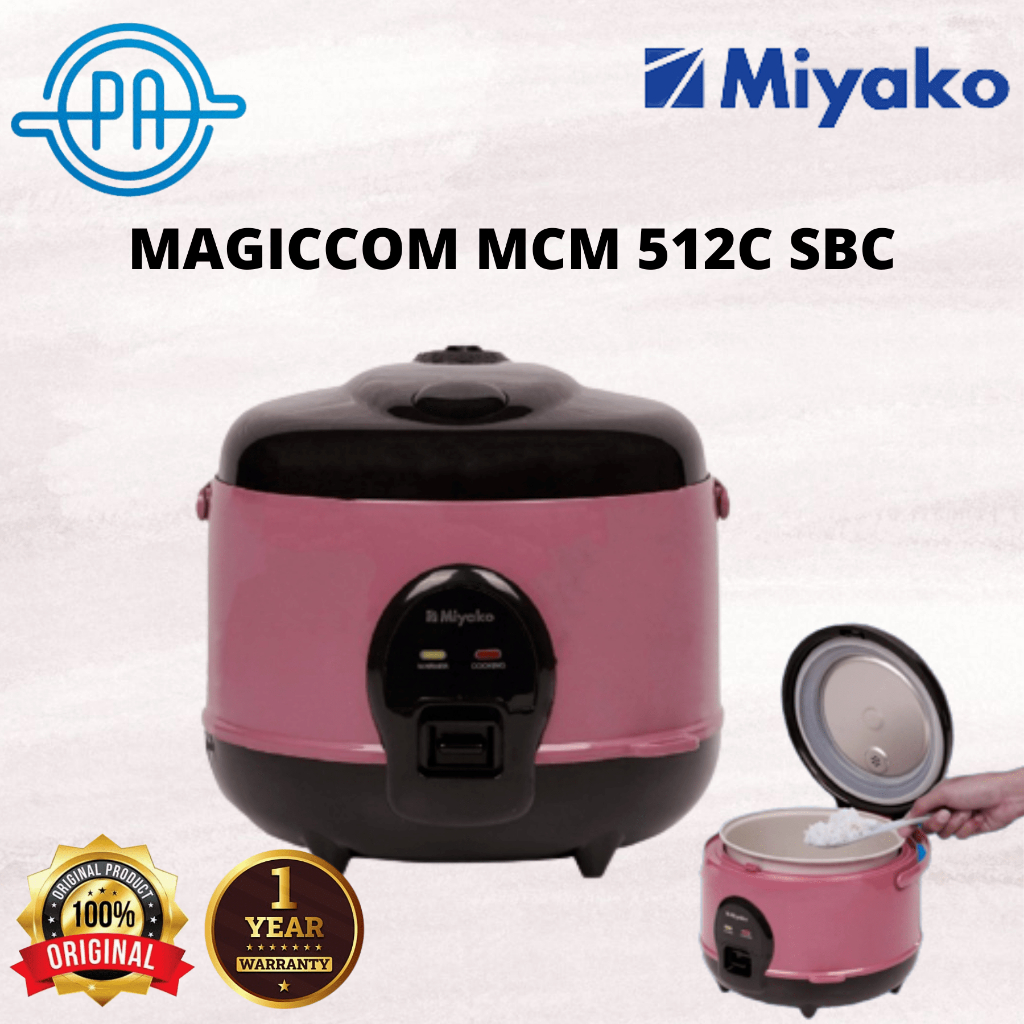 MAGIC COM MIYAKO MCM512 C SBC / RICECOOKER MCM 512C SBC MAGICCOM 1,2 LITER