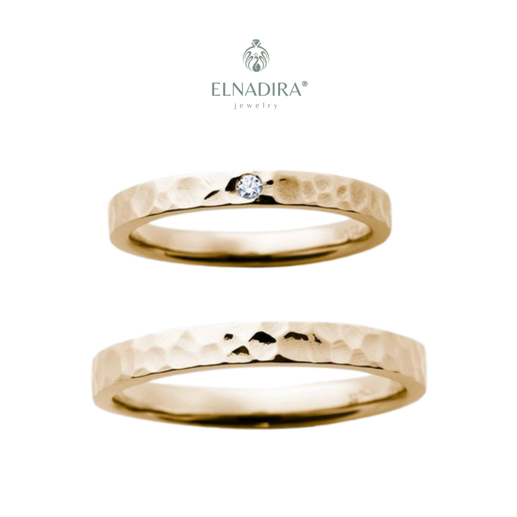 Cincin Nikah Couple Bergaransi - Elnadira Jewelry