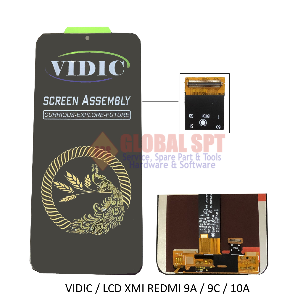 VIDIC / LCD TOUCHSCREEN XIAOMI REDMI 9A / 9C / REDMI 10A