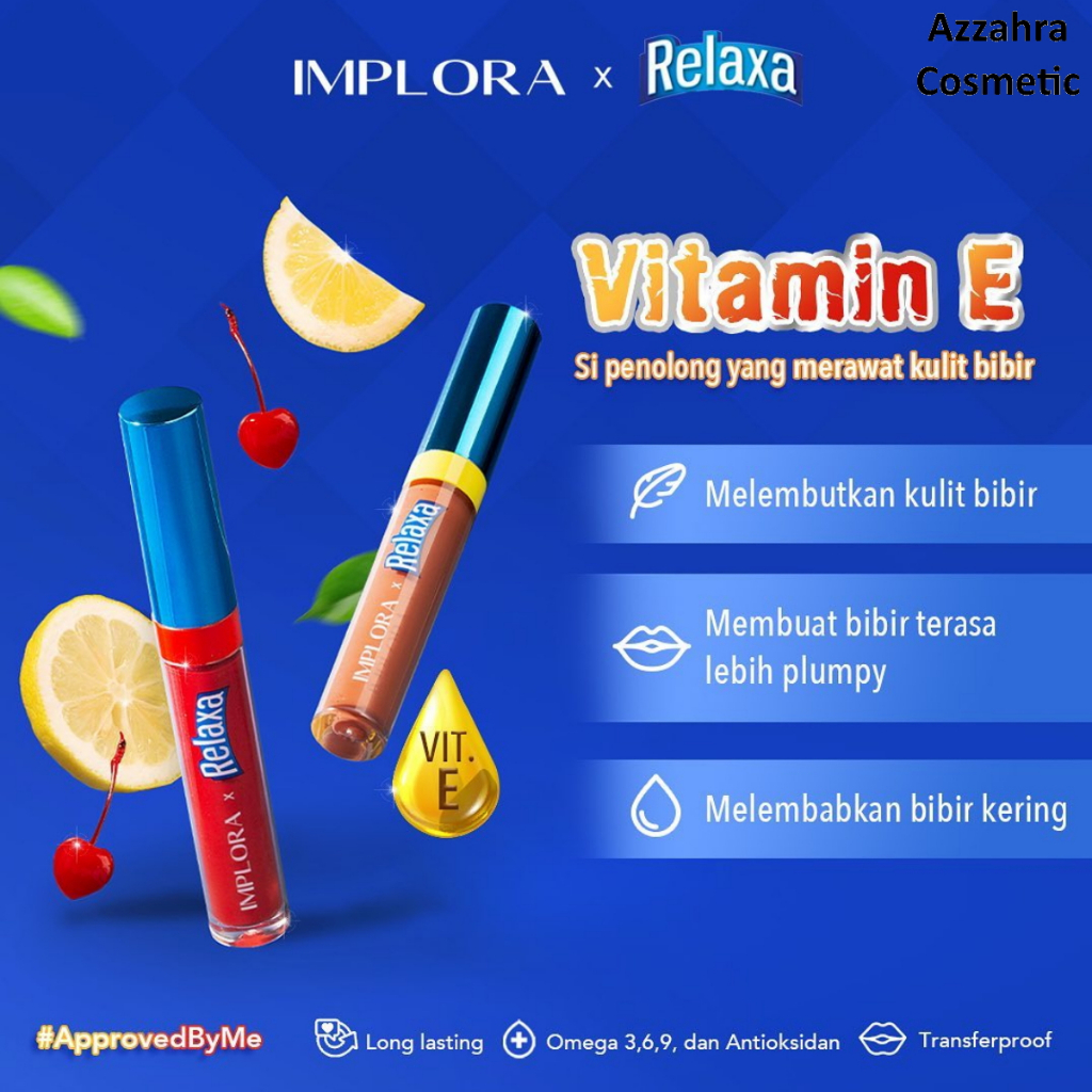 Implora X Relaxa Matte Lipcream (New Launch)