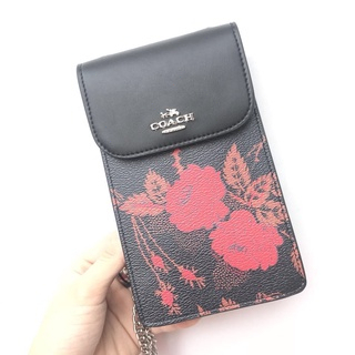 [Instant/Same Day] 76988  COACH mobile phone bag/chain bag/crossbody bag/classic presbyopia, the shoulder strap can be removed. You can adjust. Size 12.18. 3  shoujibao