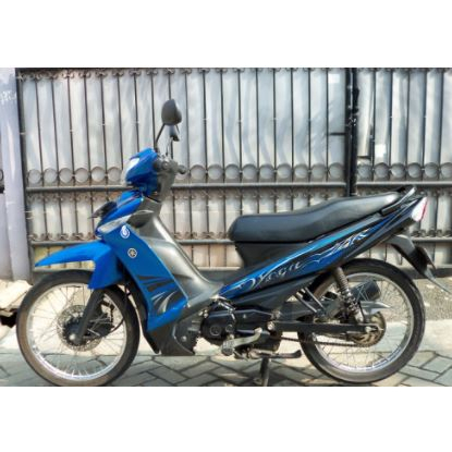 STRIPING STICKER VEGA ZR 2010 HITAM BIRU