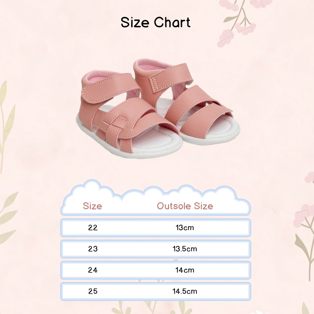 Me and Mon Toddler Shoes Cermen Series Sepatu Sendal Anak Perempuan