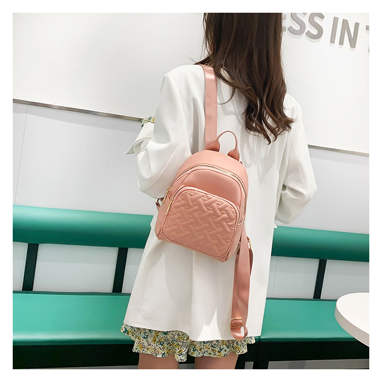 TAS RANSEL WANITA IMPORT CLINATA TA777P3 BACKPACK KOREA FASHION BATAM KEKINIAN PINK KULIAH SEKOLAH KERJA ANTI AIR BERKUALITAS TERBARU TERMURAH REMAJA DEWASA