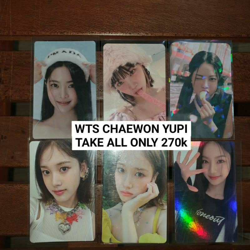 [READY] Chaewon Photocard le sserafim chaewon yupi sourbelt aquamarine eunchae yunjin kazuha sakura 