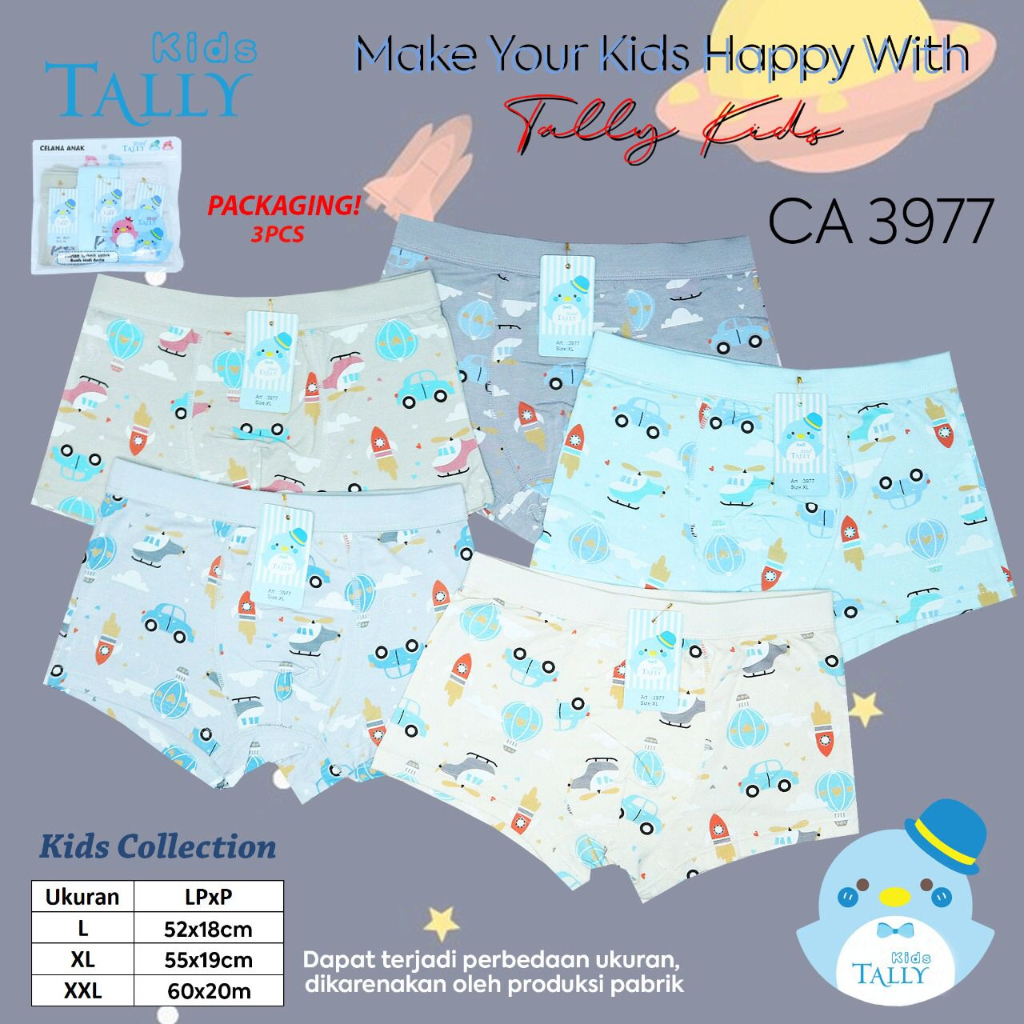 TALLY BOXER ANAK COWOK 3977