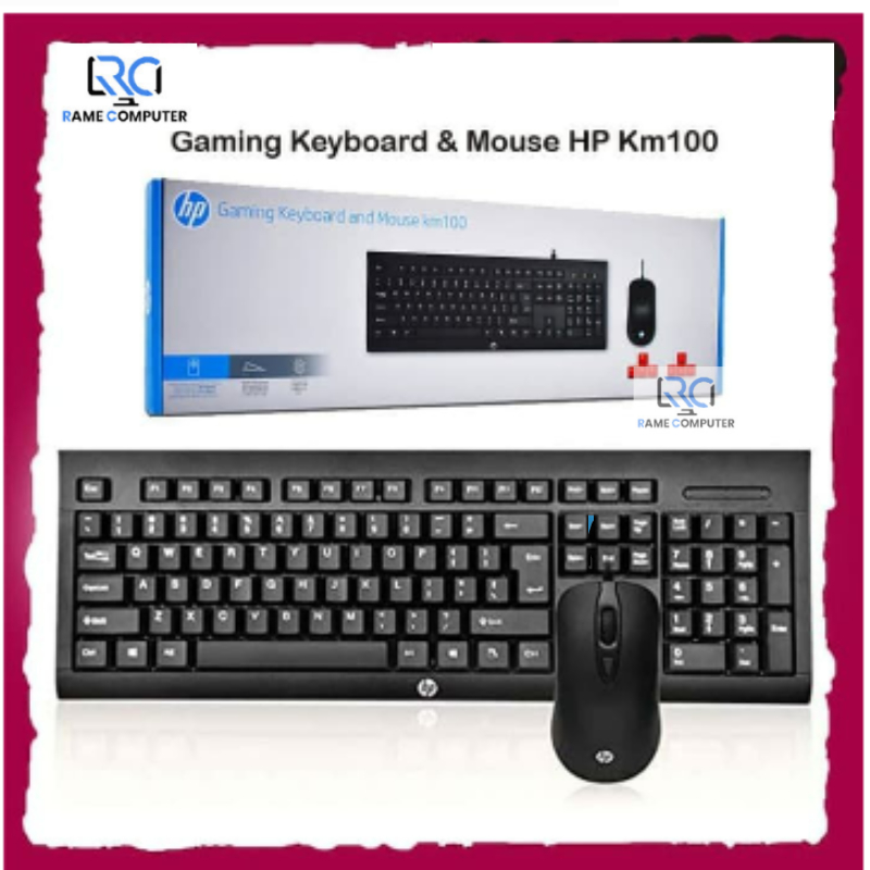 GAMING Keyboard Mouse USB HP KM-100 Original