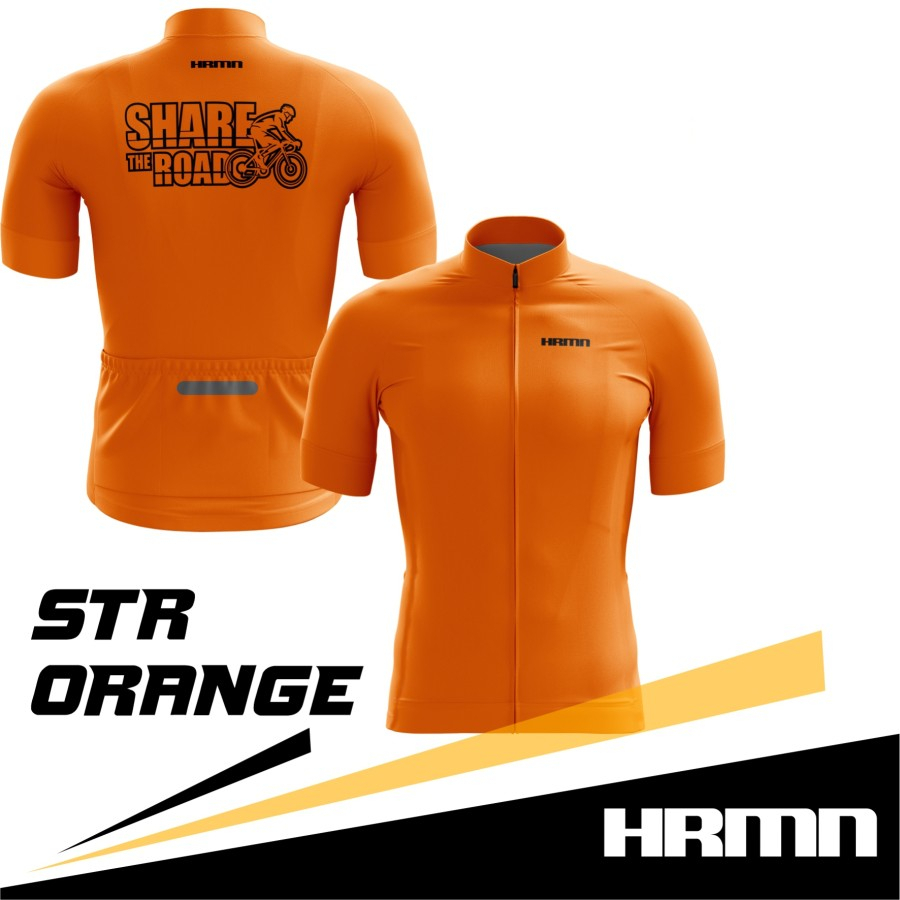 Jersey Road Bike / Jersey Roadbike - HRMN STR Orange