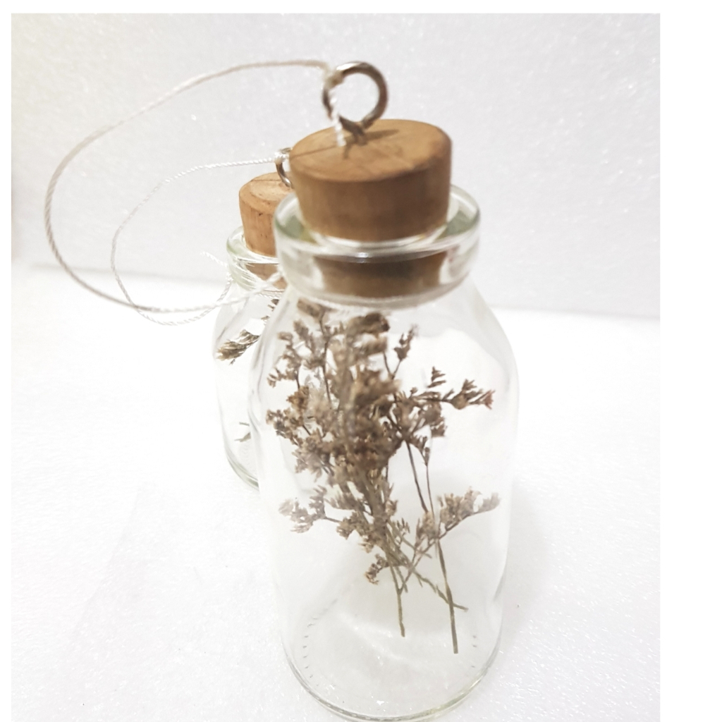 Botol Hiasan Vintage / Botol Kaca Souvenir / BOTOL KACA TUTUP KAYU BOTOL SOUVERNIR HAMPERS ESTETIK / WISH JAR AESTHETIC jkrta