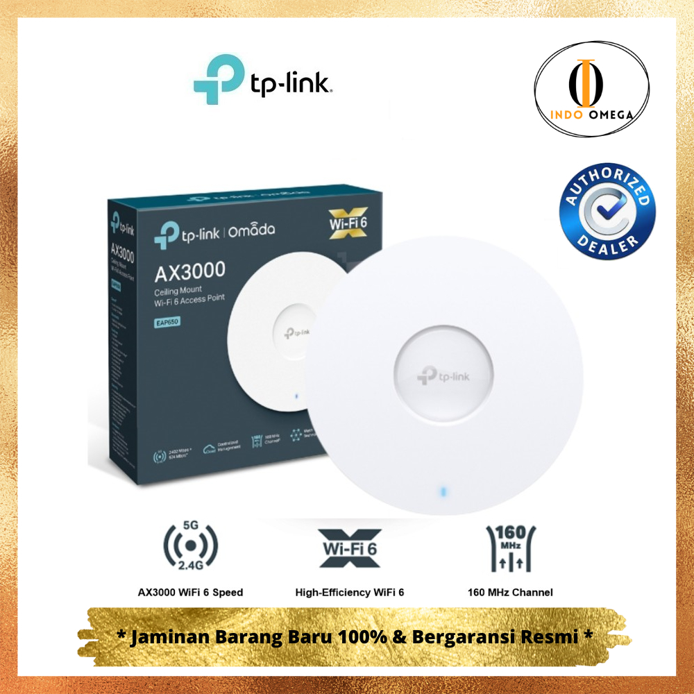 TP-LINK EAP650 AX3000 Ceiling Mount WiFi 6 Access Point