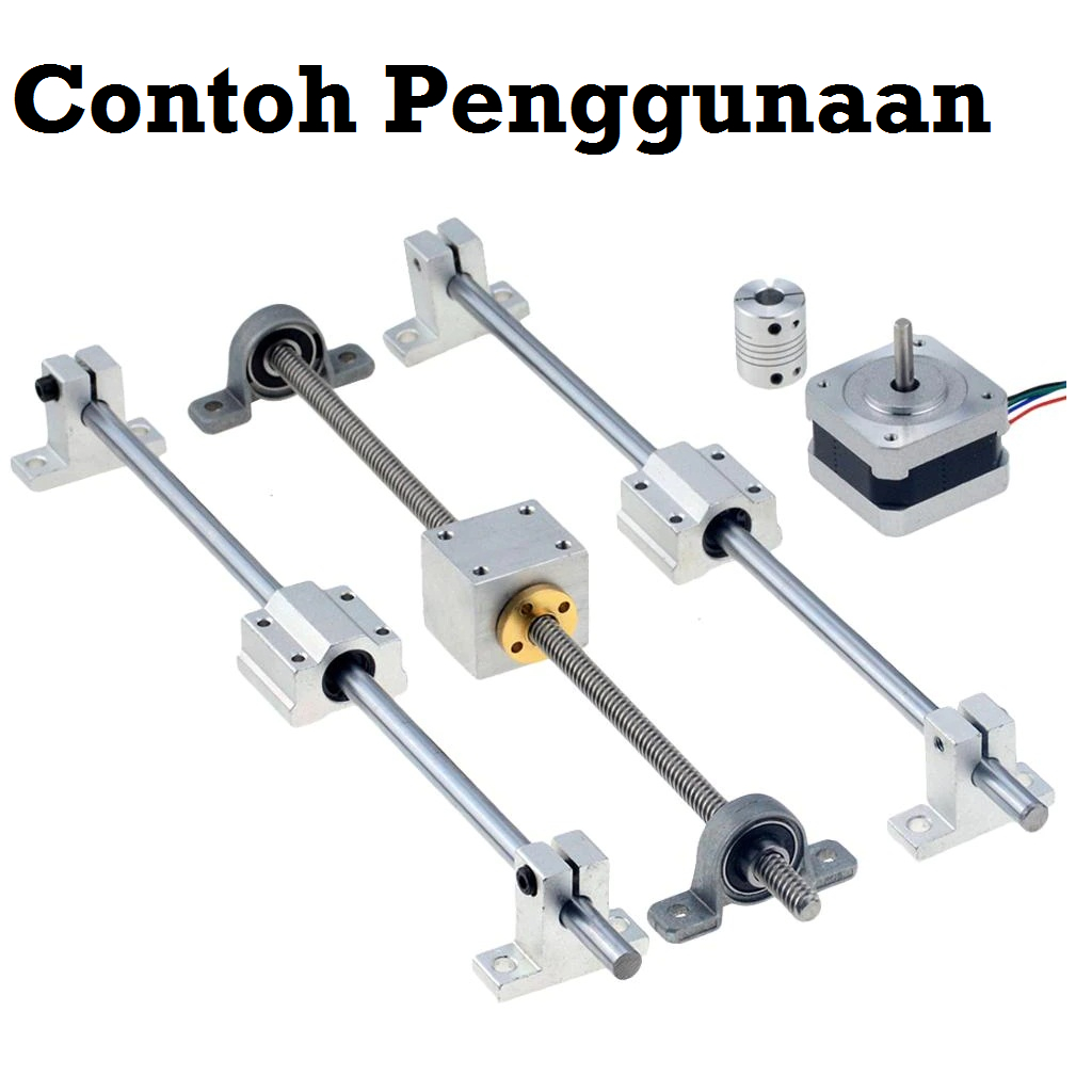 [HAEBOT] Nut Housing T10 Holder Bracket Rumahan CNC Router Milling Lead Screw