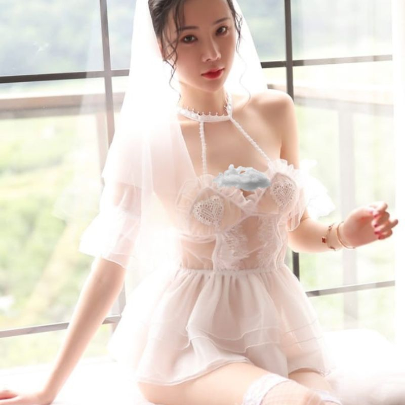 HUES.ID Lingerie Wedding Bride Set Cosplay Bridal Shower Import Premium 3113
