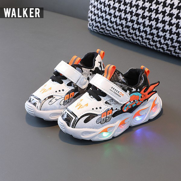 LID3026 – Sepatu Sport Anak Laki-Laki Casual Bayi Dengan Lampu LED Sekolah- Your Affordable Quality!