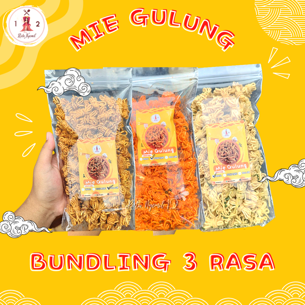 

BUNDLING SEMUA RASA 3PCS 230GRAM MIE GULUNG CETAR
