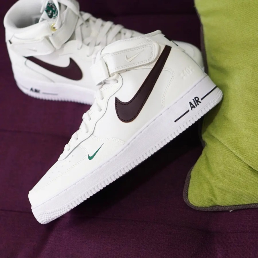 ORIGINAL Nike Air Force 1 Mid 07 LV8 White Putih Sepatu Pria BNIB