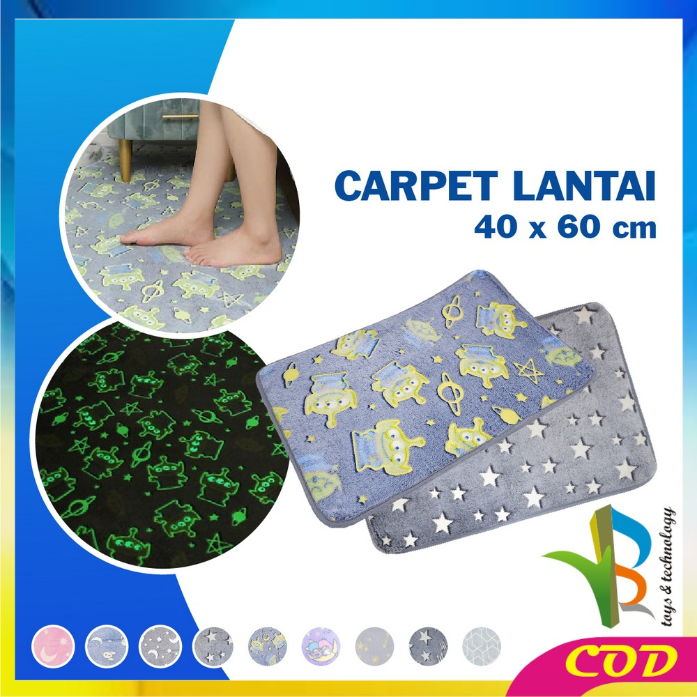 RB-C363 (40x60cm) Alas Lantai Kamar Tidur Karpet Lantai Bulu Lembut Karakter / Floor Mat / Carpet Lantai / Dekorasi Ruangan / Alas Kaki