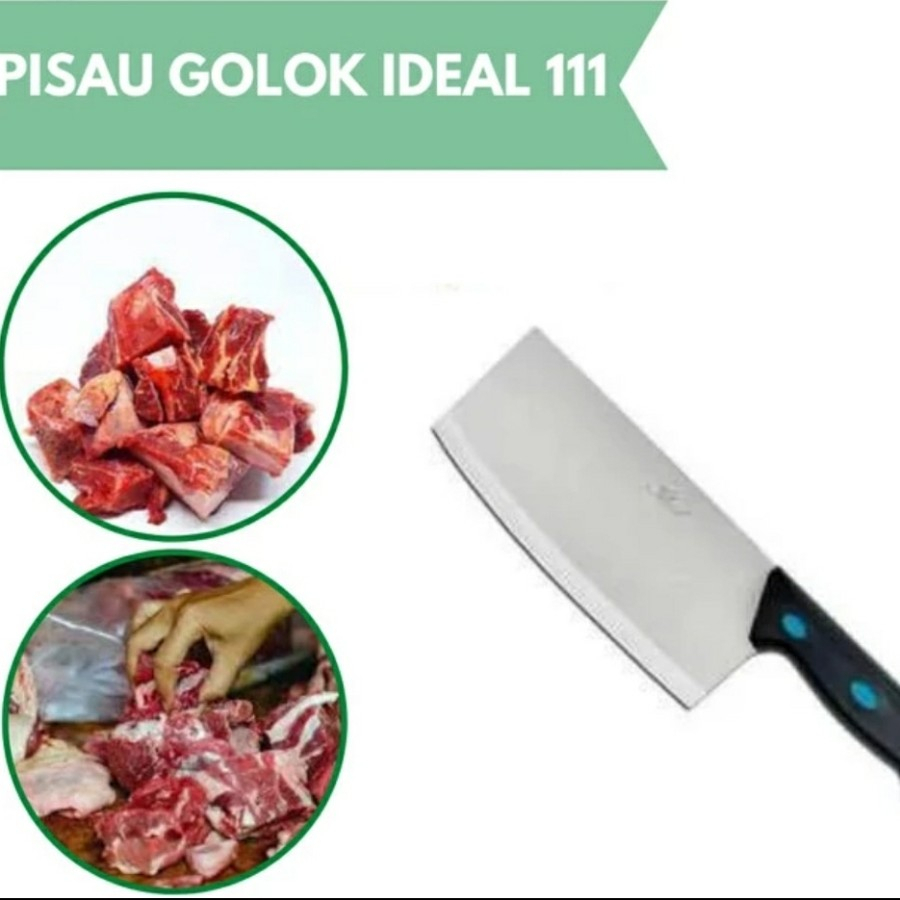 Pisau Golok Tulang Daging Kambing Ayam Pisau Cacah Fillet Stainless