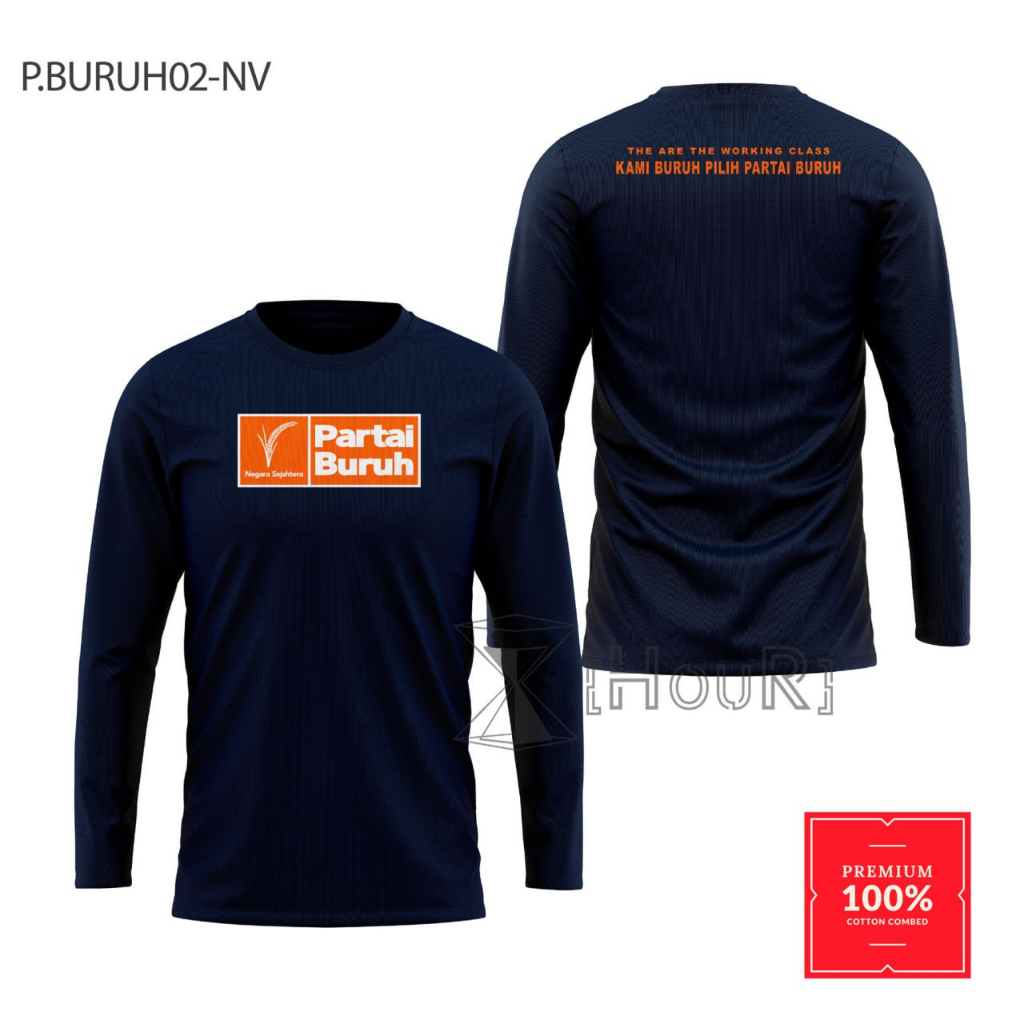 Kaos Partai Buruh Baju Kaos Partai Buruh Lenggan Panjang Model Terbaru