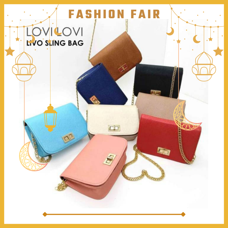 [LOKAL] Fashion Fair - TAS LOVI LOVI Dari Jakarta BISA COD - Tas Sling Bag Slempang