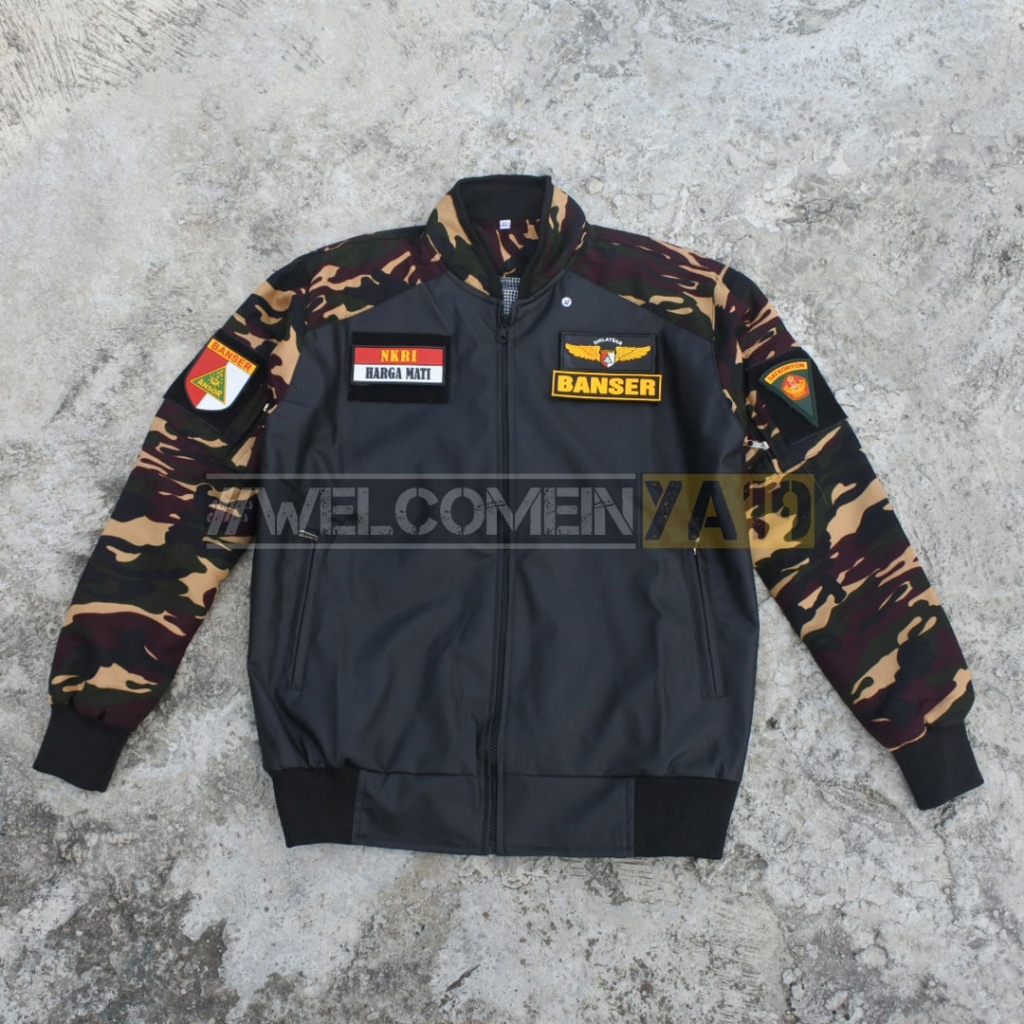 Jaket Karlit Loreng Banser Full Atribut